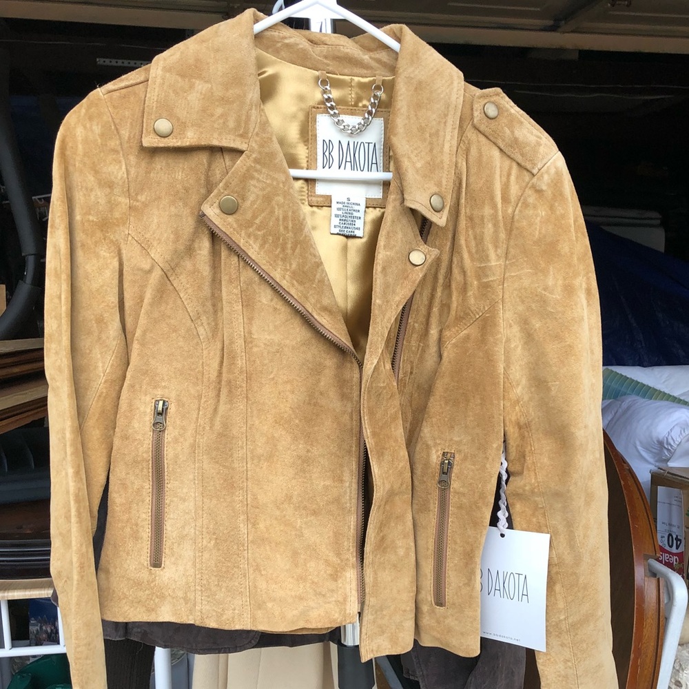 Tan suede jacket